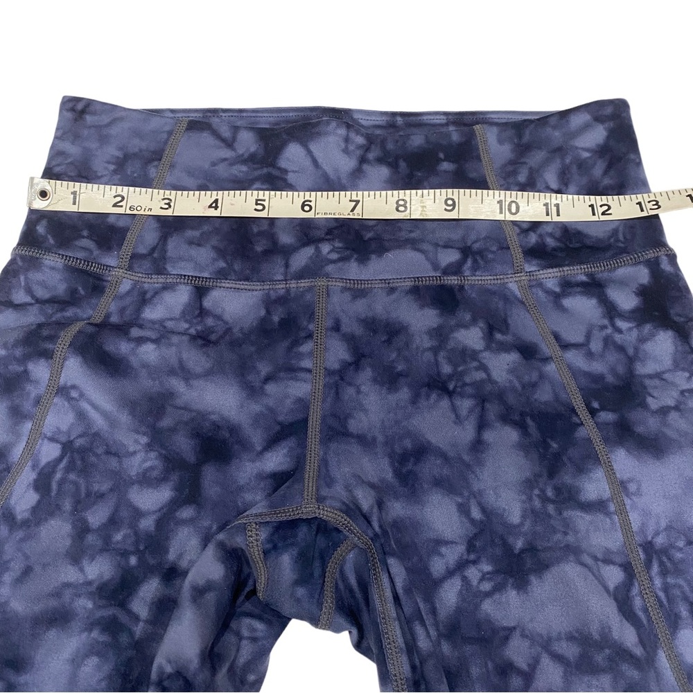 ATHLETA  POWERVITA SALUTATION HIGH-RISE 7/8 TIE DYE BLUE LEGGINGS SIZE SMALL - Picture 10 of 16